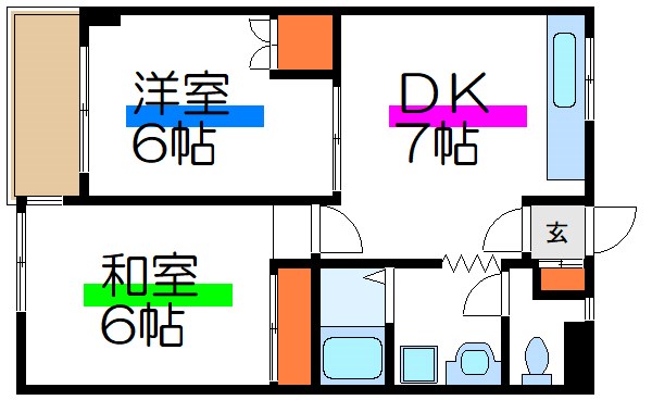 ファミール中葛西  間取り図