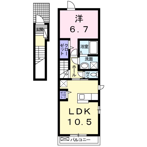 ハウスクルーク 間取り図