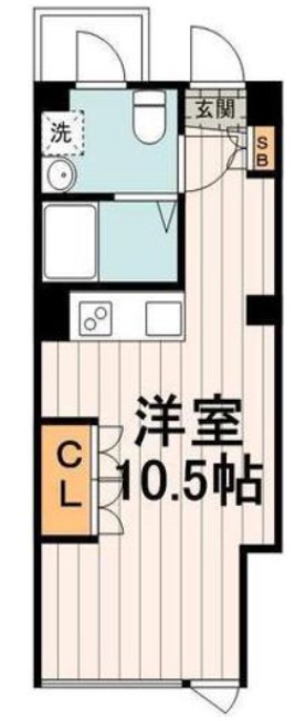 プレール・ドゥーク門前仲町 間取り図