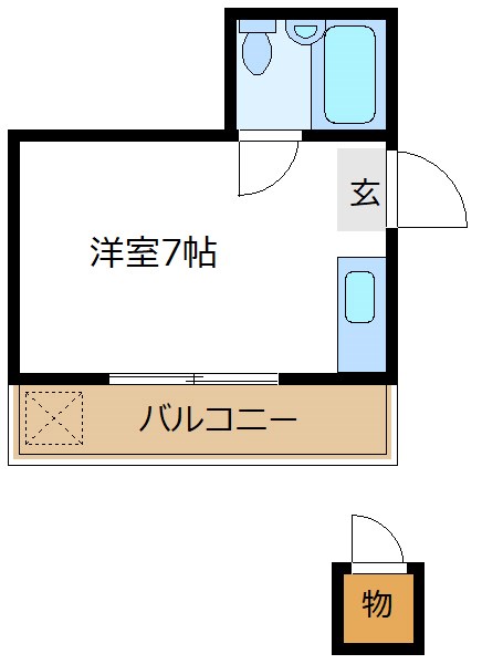 KYパレス 間取り図