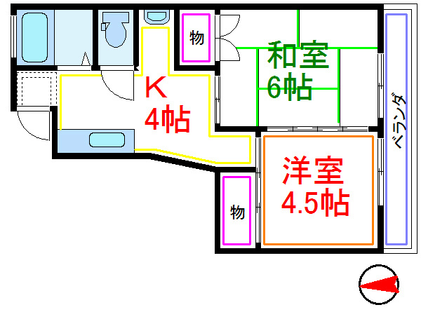 アイパレス 間取り図