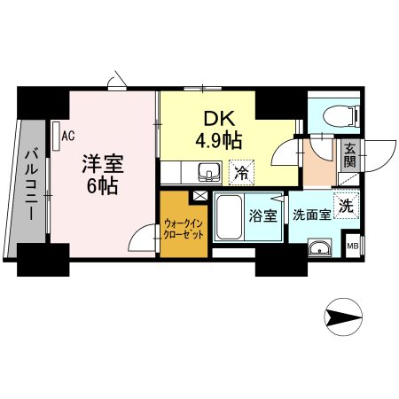 フィルモア　ワン 間取り図