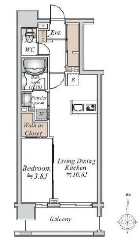 アーバンパーク綾瀬Duo 間取り図