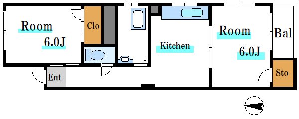 ハイツ協和 間取り図