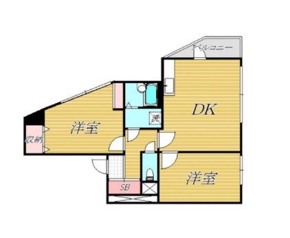 ライオンズマンション西小岩第３  間取り図