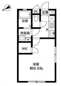 アムールコーポサンレークⅣ 間取り図