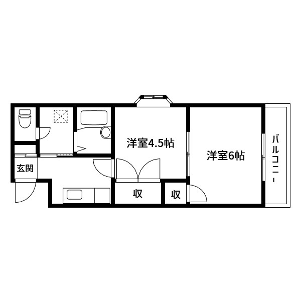 パークサイド南葛西 間取り図