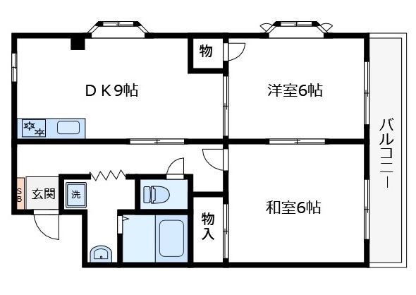 リヴハイム杉浦 間取り