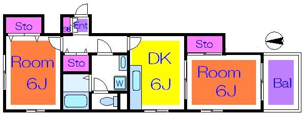 メゾンドジュワン  間取り