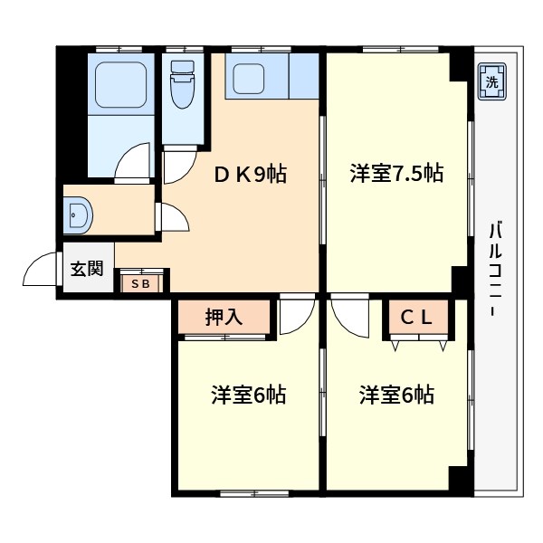 川津ビル 間取り図