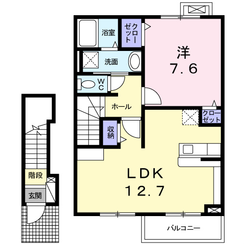 バルーム７ 間取り図