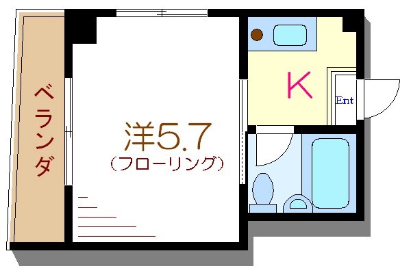 第２メゾンドールヤスダ 間取り図