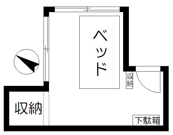 シェアハウスSK    201号室 間取り