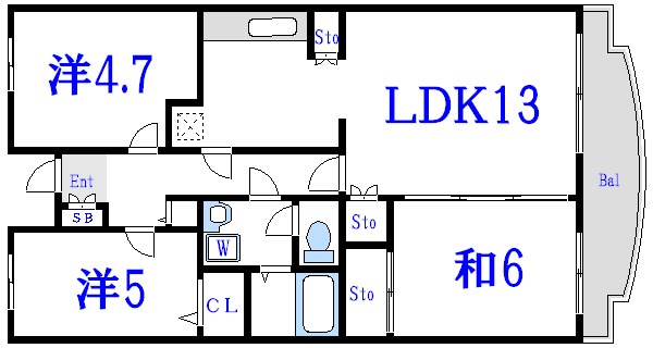 ベルゲンコート 間取り図