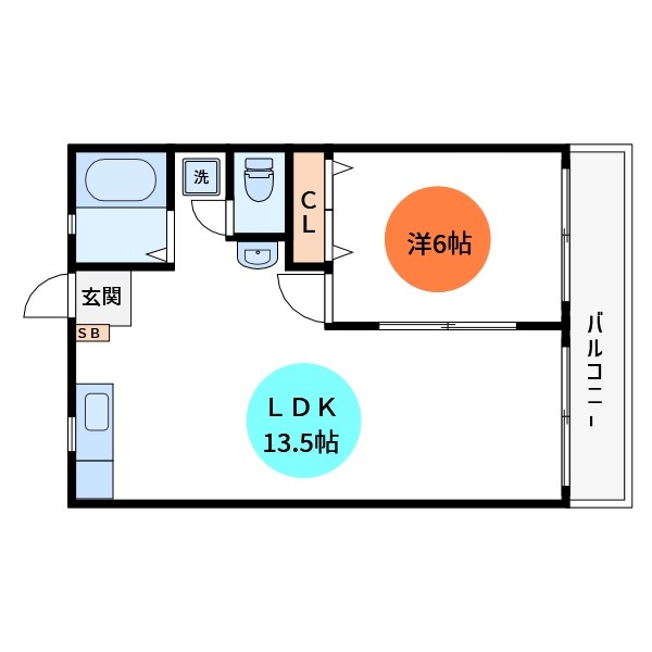 グリーンハイツ 間取り図