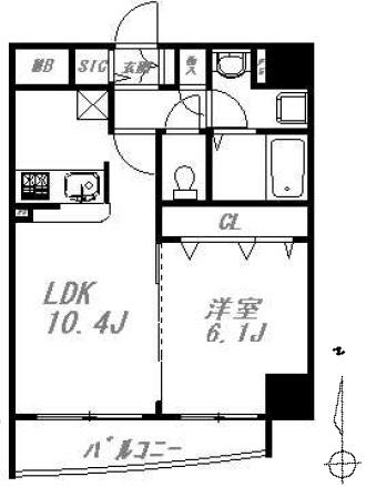 ツインパークコンフォートＮ 間取り図