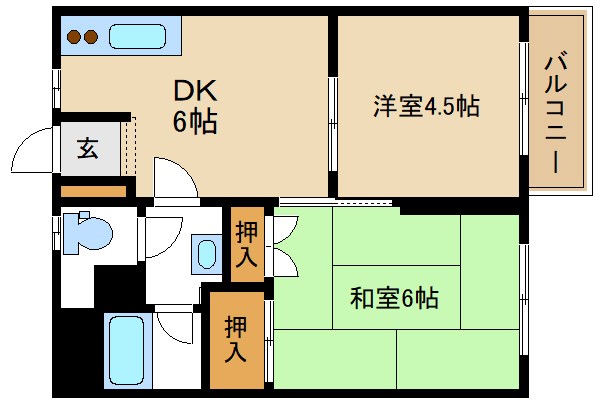 フローレンスナカムラ   間取り