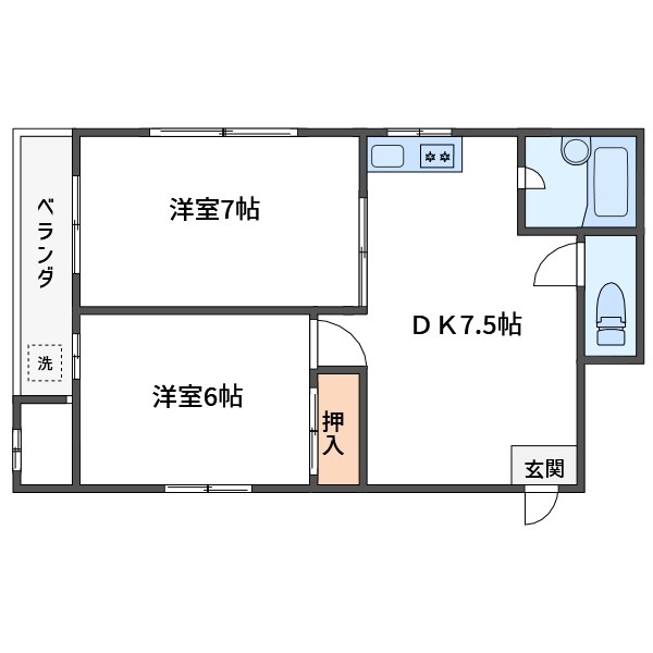 第二小林ビル 間取り図