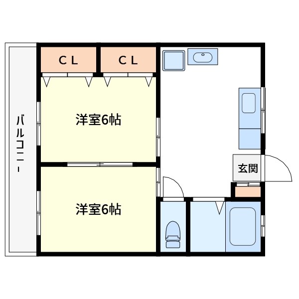 新井ハイツ 間取り図