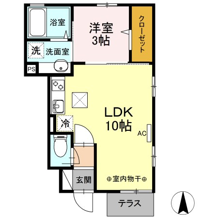 エスポワール住吉 間取り図