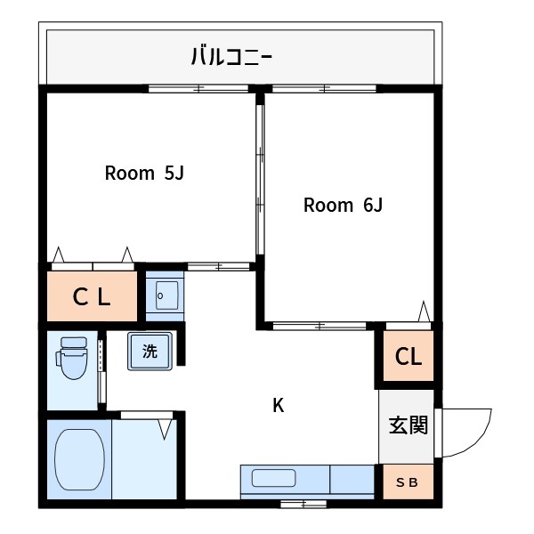 ときわマンション 304号室 間取り