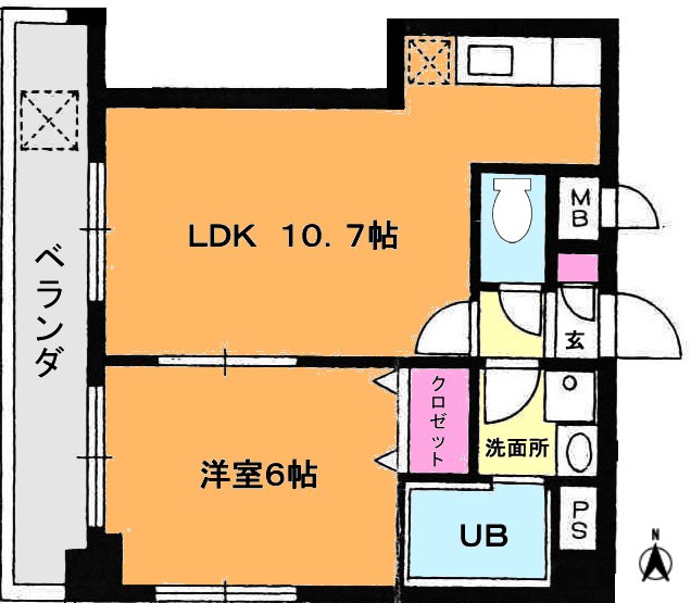 サンレジデンス中葛西 間取り図