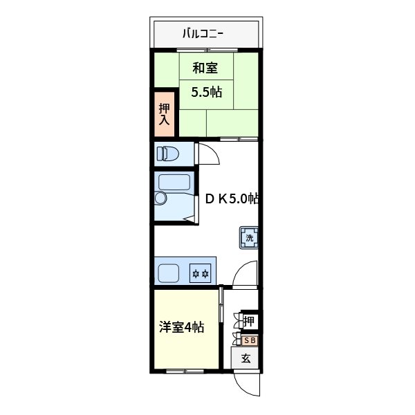 柴又STマンション  間取り図