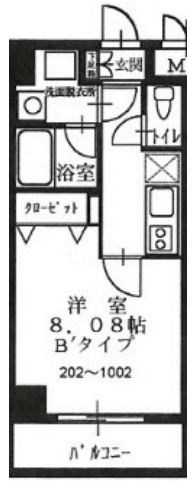 メインステージ西葛西Ⅱ  間取り