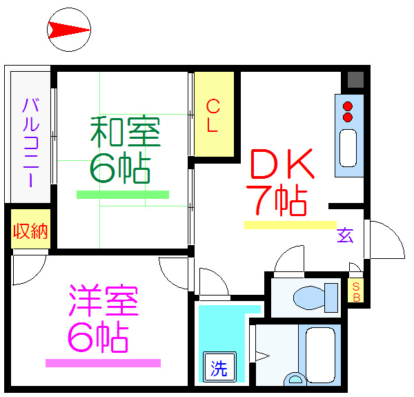 ヴェルデ和見 間取り図