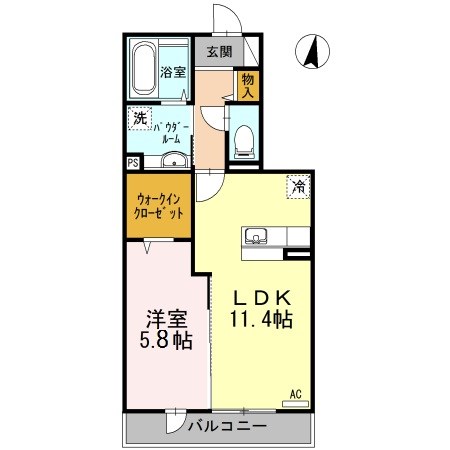 シャロームⅢ 間取り図