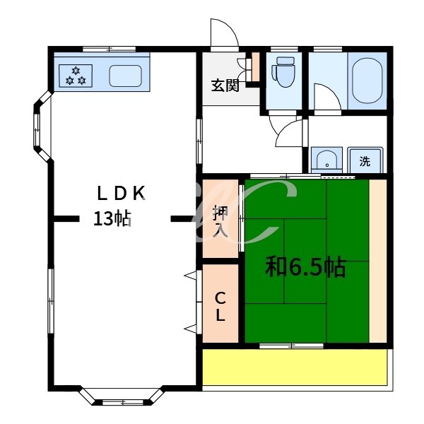 レジデンスヨコヤマ  間取り図