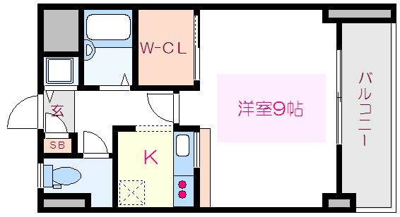 レニエ・ラ・ヴェルトゥ   間取り図