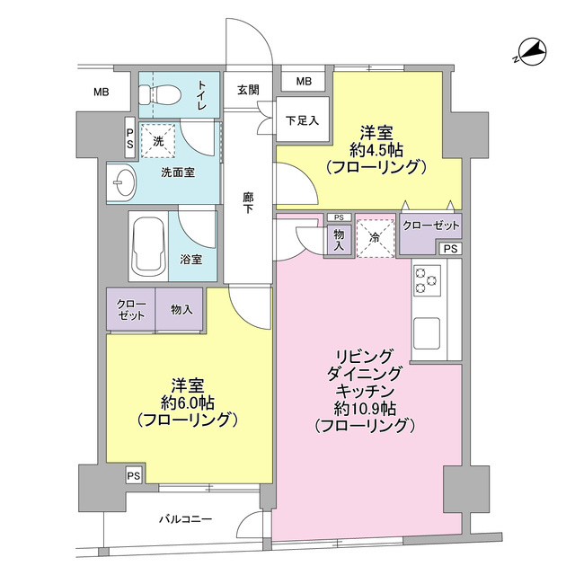 パートナーシップアパートメント  間取り