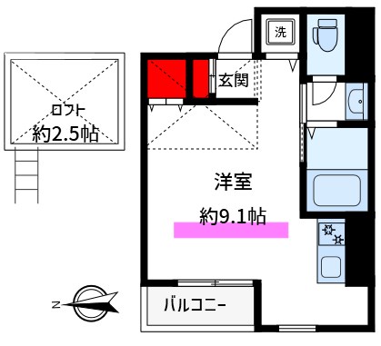 ワコーレジデンス   間取り図