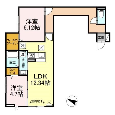 アヴァンス千住緑町 間取り