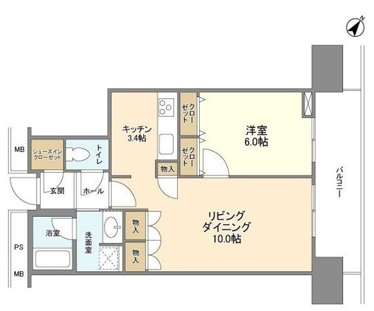 リガーレ日本橋人形町    間取り図