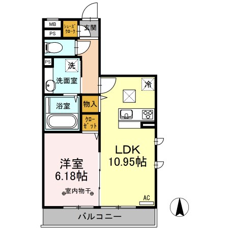 ブラウバウム  間取り図