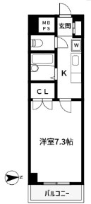 岡部ドエル参番館  間取り