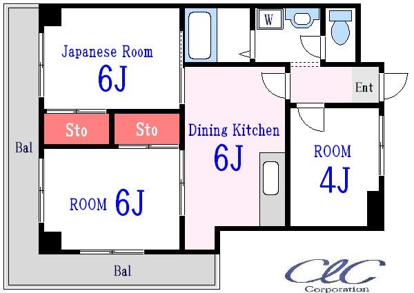 グランドール船堀 間取り図