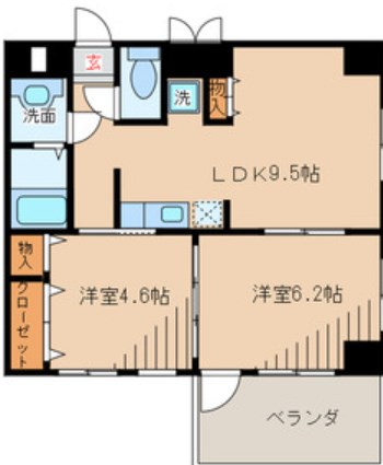 Casa del Akehama  間取り