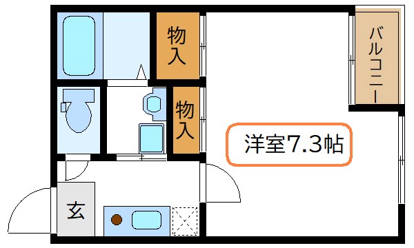 Ｈ・Ｉ江戸川 301号室 間取り