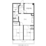 桑川町住宅１号棟 間取り図