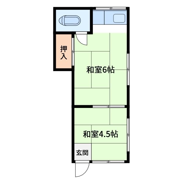 白岩荘 間取り図