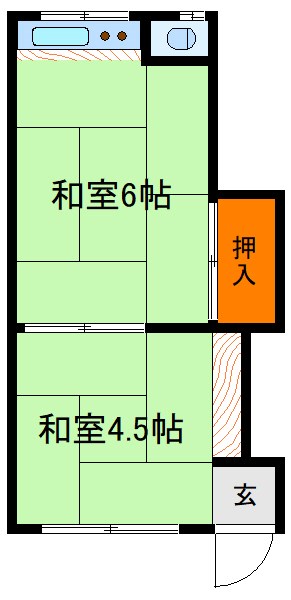 白岩荘 間取り図