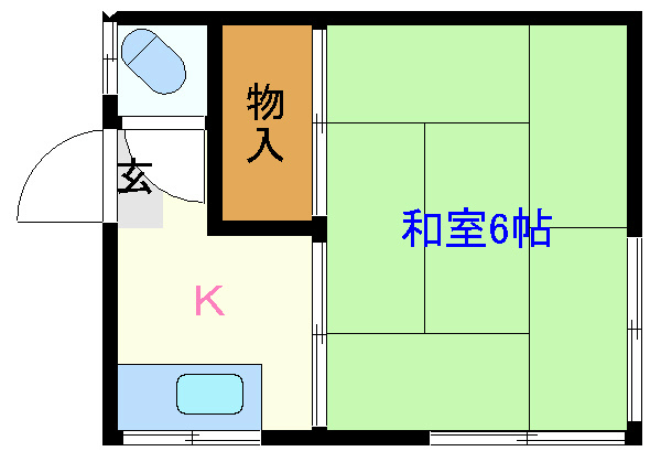 日の出荘  間取り図