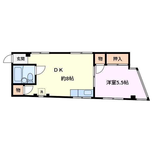 赤城フラッツ竹ノ塚 間取り図