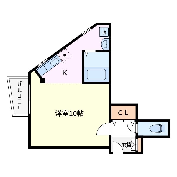 アドラシオン興野 間取り図