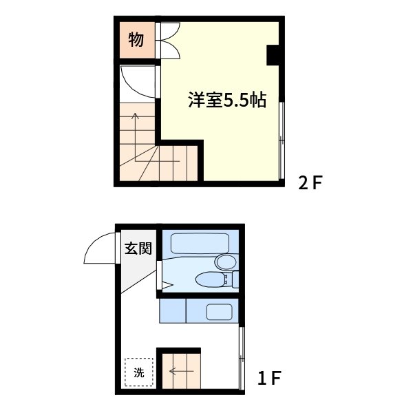 赤城フラッツ竹ノ塚 間取り図