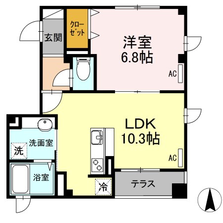 ツリーベル松が谷 間取り図