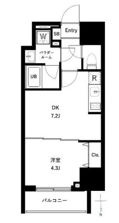 アーバンパーク王子Ⅱ  間取り図